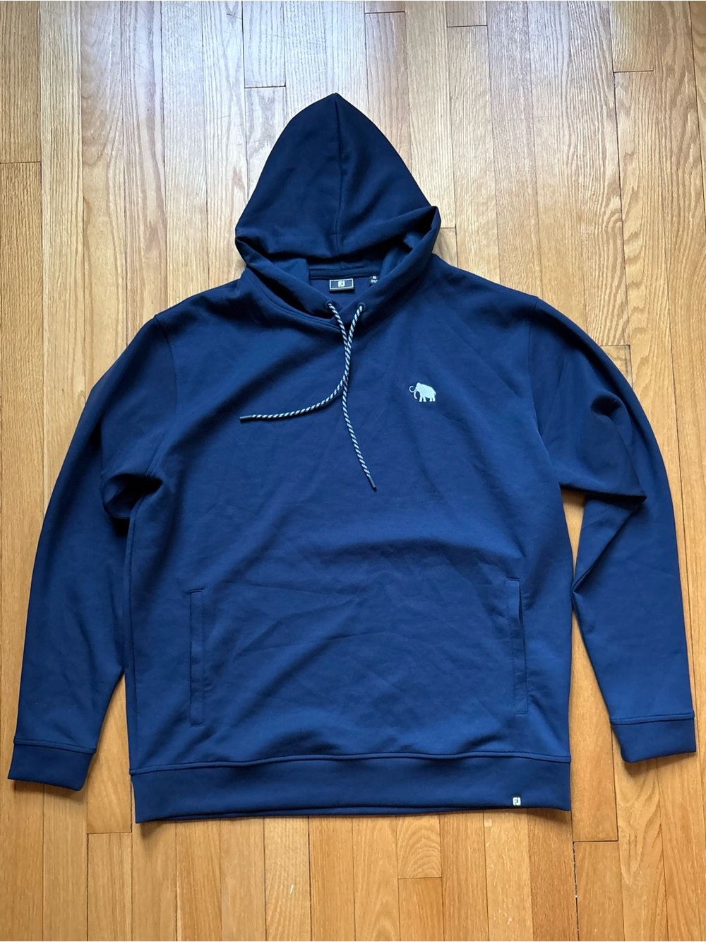 FootJoy Golf Men’s Heavyweight Performance Hoodie Mammoth Dunes WI XL Blue
